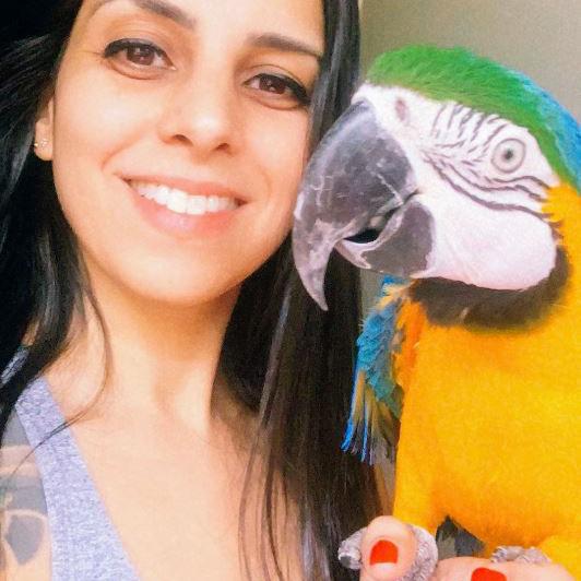 Arara Canidé e Vanessa